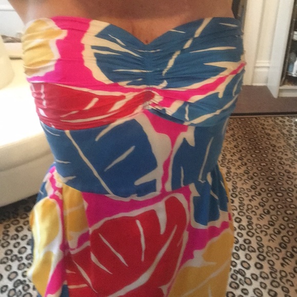 Vintage Hawaiian silk dress 80’s 90’s - Picture 4 of 7